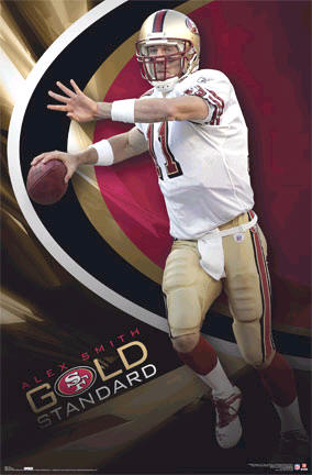 Alex Smith 49ers Gold Standard Poster