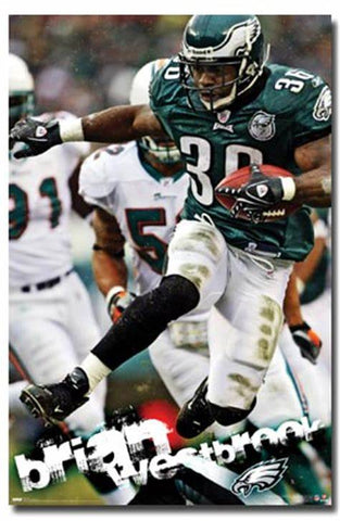 Brian Westbrook Eagles Poster