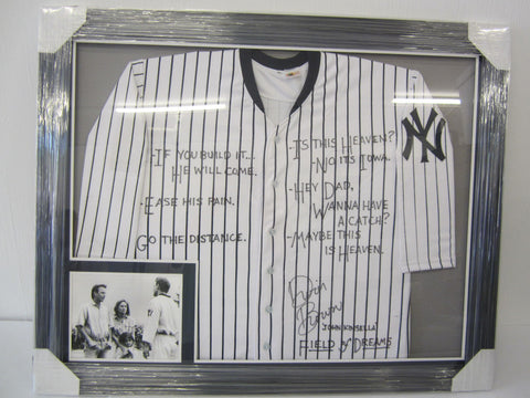 Dwier Brown Signed Autographed Framed Yankees White Jersey w/Inscriptions CAS