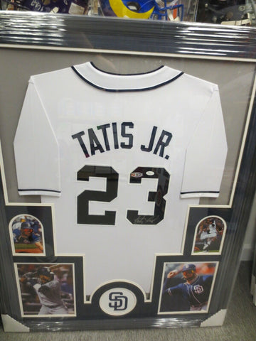 Fernando Tatis Jr San Diego Padres Signed Framed Matted Jersey JSA COA