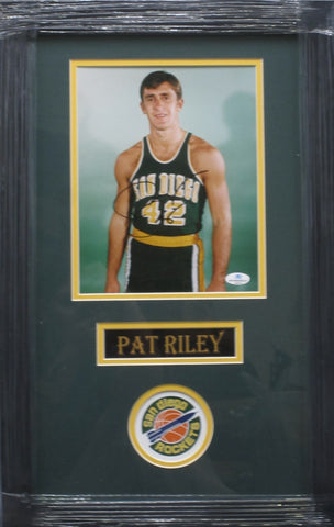 San Diego Rockets Pat Riley SIGNED 8x10 Framed Photo WITH COA