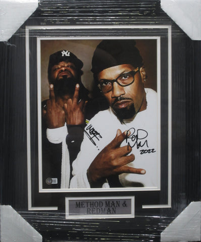 Method Man & Redman SIGNED AUTOGRAPH 11x14 Framed Photo BECKETT COA