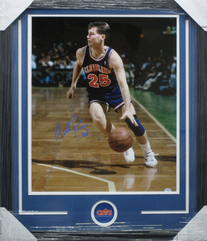 Cleveland Cavaliers Mark Price SIGNED 16x20 Framed Photo PSA COA