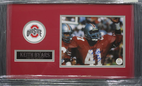Ohio State Keith Byars SIGNED 8x10 Framed Photo WITH COA