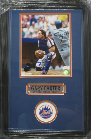 New York Mets Gary Carter SIGNED 8x10 Framed Photo WITH COA