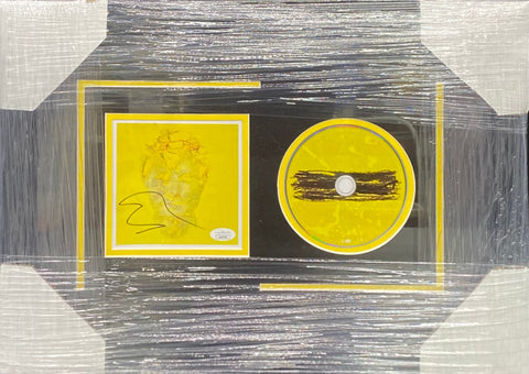 Ed Sheeran Signed (-) Subtract CD Flat Framed & Matted with JSA COA