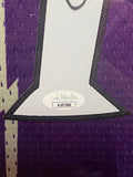Toronto Raptors Vince Carter SIGNED Purple/Black Fade Jersey Framed & Matted With JSA COA
