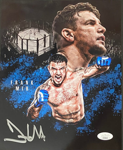 Frank Mir UFC MMA Signed 8x10 Collage With JSA COA
