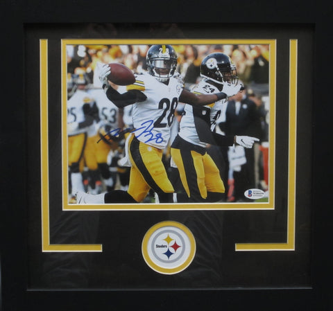 Pittsburgh Steelers Mike Hilton SIGNED 11x14 Framed Photo BECKETT COA