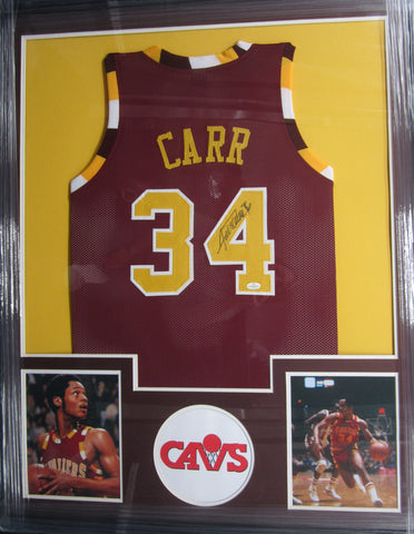 Cleveland Cavaliers Austin Carr SIGNED Framed Matted Jersey WITH COA