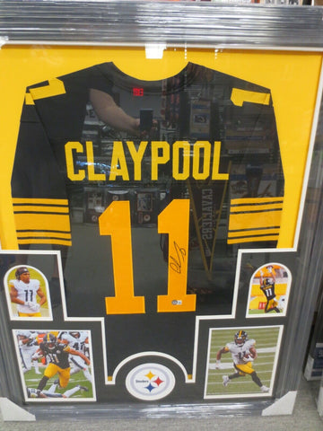Chase Claypool Pittsburgh Steelers Signed Framed Matted Jersey Beckett COA