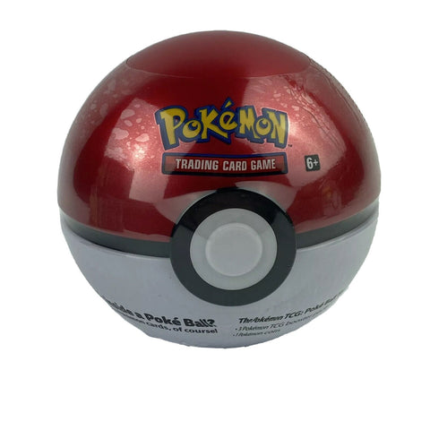 NEW Pokémon Trading Card Game Poke Ball Tin TCG Booster Packs Pokémon Coin Red
