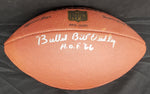 "Bullet Bill" Dudley Pittsburg Steelers/ Washington Redskins Signed NFL Football w/ "HOF '66" Inscription JSA COA