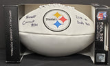 Terrell Edmunds Pittsburgh Steelers Signed Football w/ "2018 #1 Draft Pick" Inscription Beckett COA