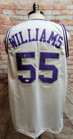 Jason Williams Sacramento Kings Signed Custom White Jersey with JSA COA