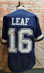 Ryan Leaf Dallas Cowboys Signed Custom Navy Pro Style Jersey JSA COA