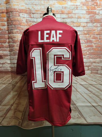 Ryan Leaf Washington State Cougars Signed Jersey no Inscription JSA COA