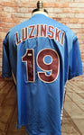 Philadelphia Phillies Greg Luzinski Blue Custom Pro Style Jersey with JSA