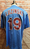 Philadelphia Phillies Greg Luzinski Blue Custom Pro Style Jersey with JSA