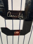 Aaron Judge Signed Framed Matted N.Y. Yankees Jersey Beckett COA