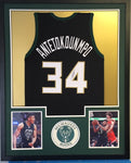 Jersey Framing - Vertical Style With 2 8x10 Pictures