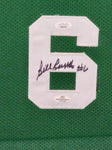 Bill Russell Signed Framed Matted Boston Celtics Jersey FSG COA