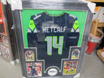 DK Metcalf Seattle Seahawks Signed Framed Matted Jersey Fanatics COA