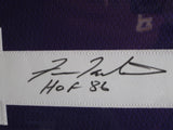 FRAN TARKENTON Signed HOF Inscription Vikings Jersey Framed w/ Photos JSA CoA