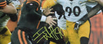 Pittsburgh Steelers T.J. Watts SIGNED 16x20 Framed Photo JSA COA