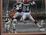 Cleveland Browns Reggie Langhorne & Webster Slaughter SIGNED 8x10 Framed Photo JSA COA