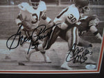 Cleveland Browns Greg Pruitt & Cleo Miller SIGNED 8x10 Framed Photo WITH COA