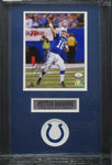 Indianapolis Colts Peyton Manning SIGNED 8x10 Framed Photo JSA COA