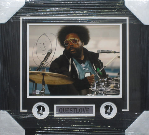 Questlove SIGNED AUTOGRAPH 11x14 Framed Photo BECKETT COA