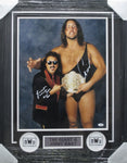 WWF The Giant & Jimmy Hart SIGNED 16x20 Framed Photo WITH COA