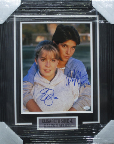 Karate Kid Elizabeth Shue & Ralph Macchio SIGNED 11x14 Framed Photo JSA COA