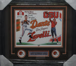 Cleveland Browns Dante "Gluefingers" Lavelli SIGNED 11x14 Framed Lithograph WITH COA