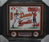 Cleveland Browns Dante "Gluefingers" Lavelli SIGNED 11x14 Framed Lithograph WITH COA