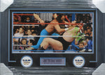 Jake "The Snake" Roberts SIGNED Framed Panoramic Photo WITH COA