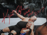 WWE Kurt Angle SIGNED 16x20 Framed Photo Collage WITH COA