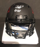 Ito Smith Atlanta Falcons Signed Eclipse Mini Helmet With BAS COA