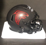 Ito Smith Atlanta Falcons Signed Eclipse Mini Helmet With BAS COA