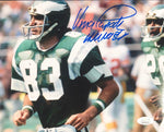 Vince Papale Philadelphia Eagles Signed Running 8x10 Invincible Inscr. With JSA COA