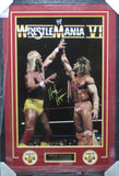 WrestleMania IV Hulk Hogan SIGNED Framed Photo PSA COA