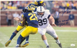 Joe Julius Penn State Nittany Lions Signed 11x17 We Brought The Boom Inscr. With JSA COA