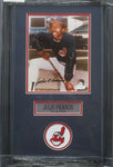 Cleveland Indians Julio Franco SIGNED 8x10 Framed Photo JSA COA