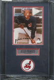 Cleveland Indians Julio Franco SIGNED 8x10 Framed Photo JSA COA