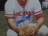 Cincinnati Reds Johnny Bench SIGNED 8x10 Framed Photo WITH COA