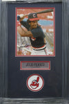 Cleveland Indians Julio Franco SIGNED 8x10 Framed Photo JSA COA