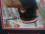 Cleveland Indians Julio Franco SIGNED 8x10 Framed Photo JSA COA