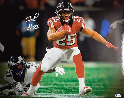 Ito Smith Atlanta Falcons Signed 16x20 With BAS COA